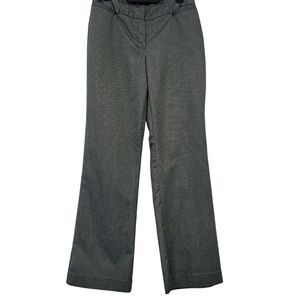 Worthington Womens Curvy Fit Wide Leg Grey and Black Work Dress Pants Size 6